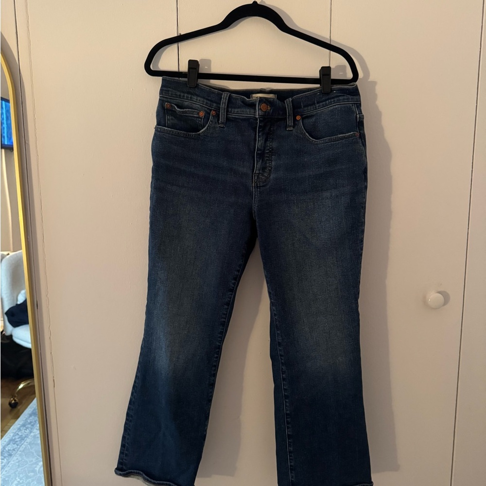 Madewell Dark Blue Flare Jeans